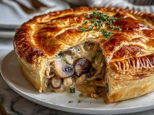 french-chicken-mushroom-pie-tourte-golden-pastry