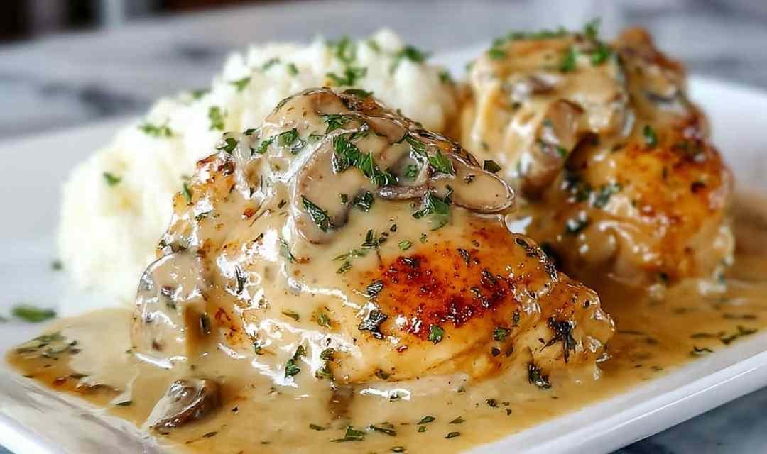 Copycat Texas Roadhouse Smothered Chicken